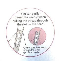 Easy Threading Needles Assorted Thin Sizes