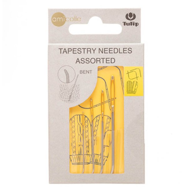 Tapestry Needles 4 stk. Ass. b�jet uden spids