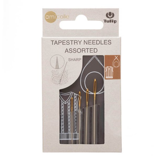 Tapestry Needles 4 stk. Ass. m. spids 